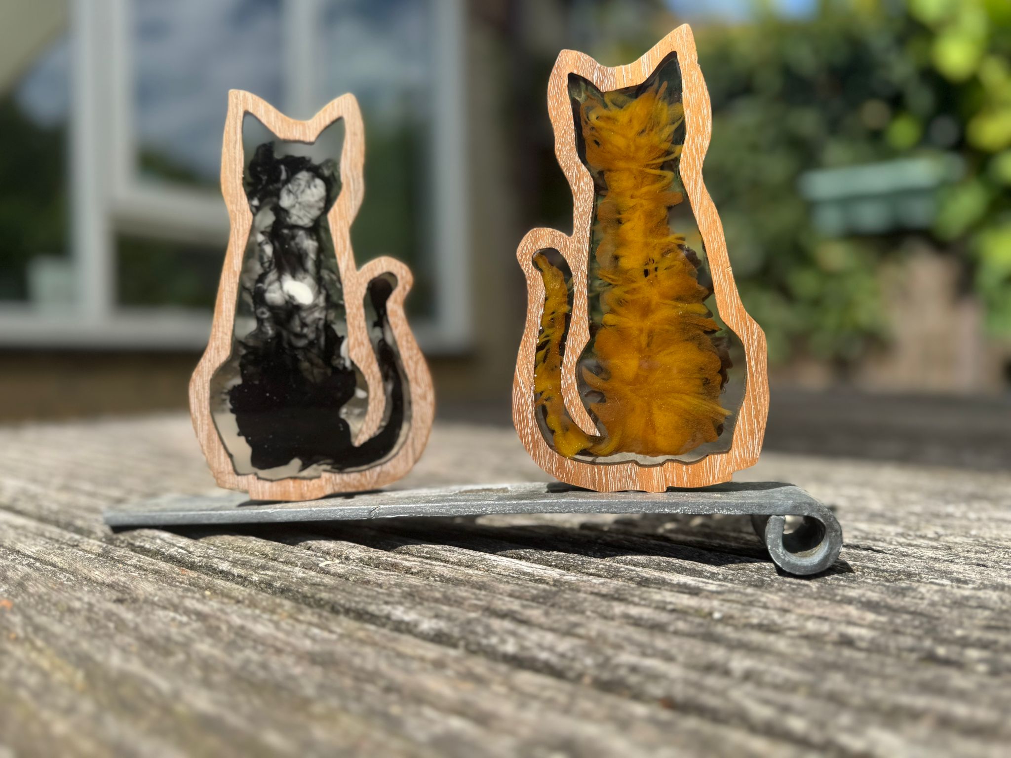 Miauwend mooi: de epoxy katten