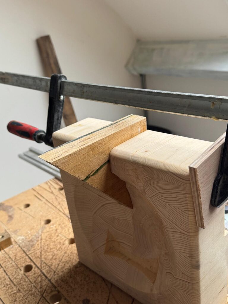 Hdd schalen repareren met een stuk eiken