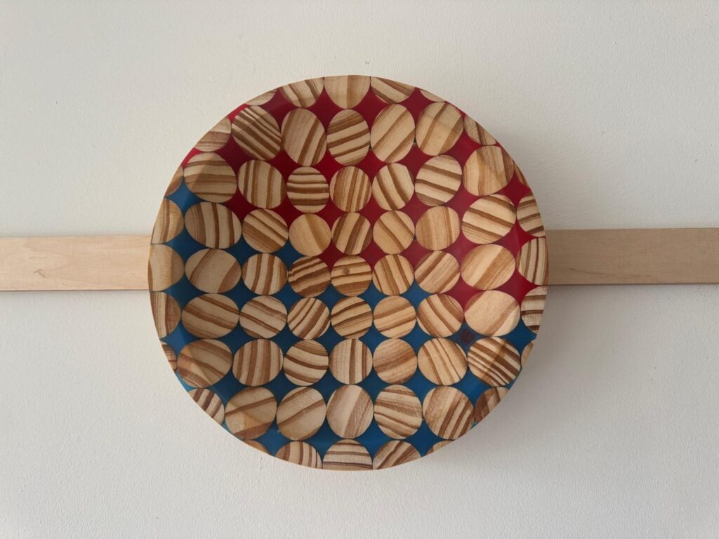 Ronde schaal in detail